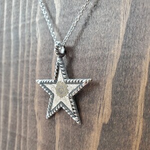 Fired bullet necklace, 223 bullet necklace, star necklace, bullet necklace, bullet jewelry