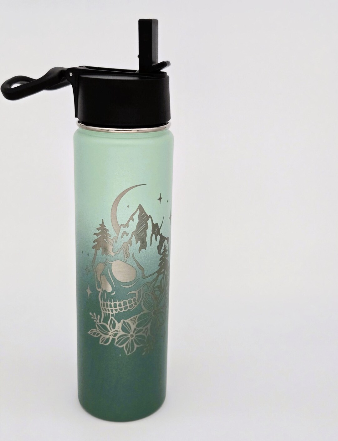 Picture of 24 Oz Insulated Water Bottle, Skull Water Bottle, Custom Water Bottle ...