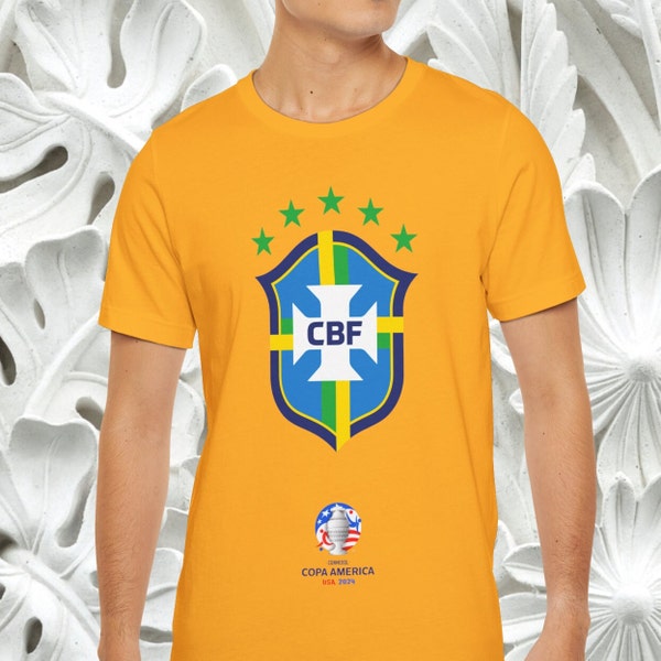 Brazil Copa America 2024, Brasil Copa América 2024, Seleção Brasileira, CBF, Brazil T-shirt, Copa America 2024, Canarinho