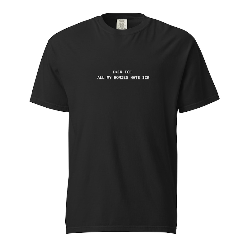 All my homies hate ice - heavyweight t-shirt (unisex)