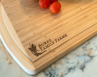 Personalized Cutting Board, Custom Cheese Board, Charcuterie Board, Wedding Gift, Housewarming Gift, Bamboo Sustainable Cutting Board