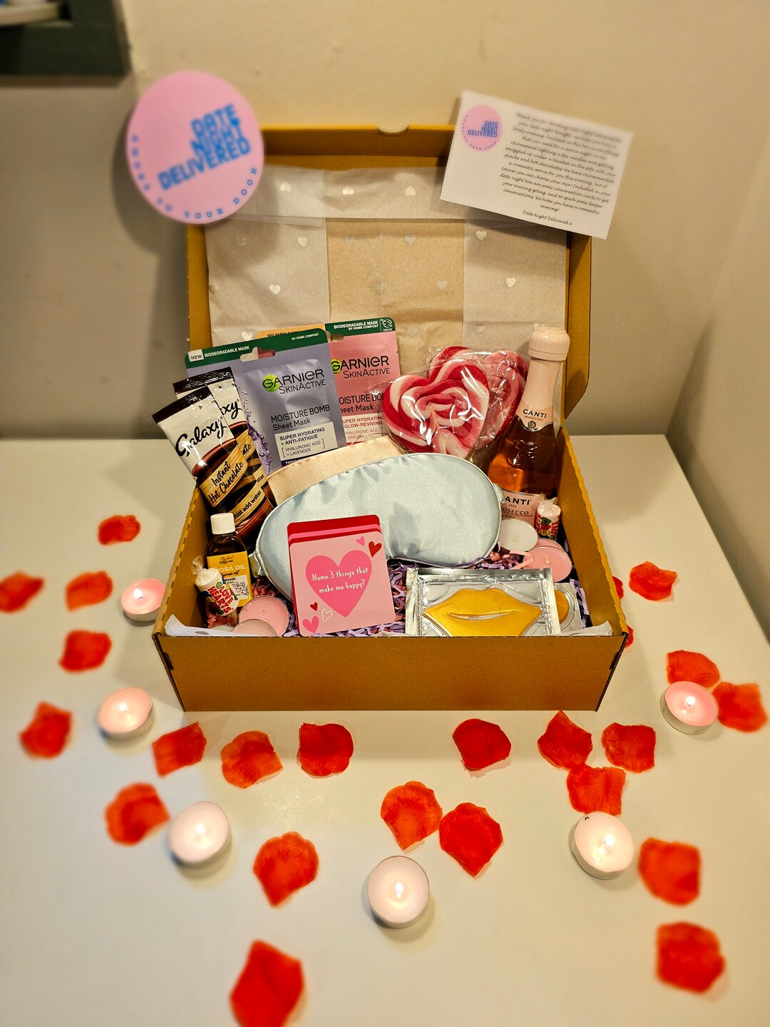 SPA NIGHT Date Night Box Pamper Box Spa Hamper Date Night Delivered Spa