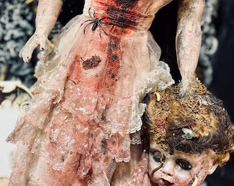 Hand painted “Haunted” dolls