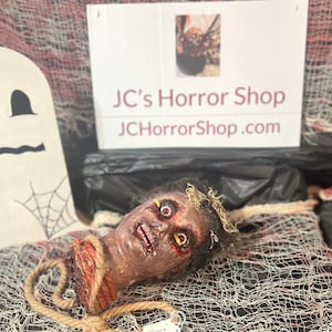 Fake Halloween prop heads