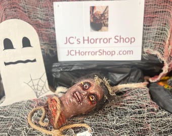 Fake Halloween prop heads