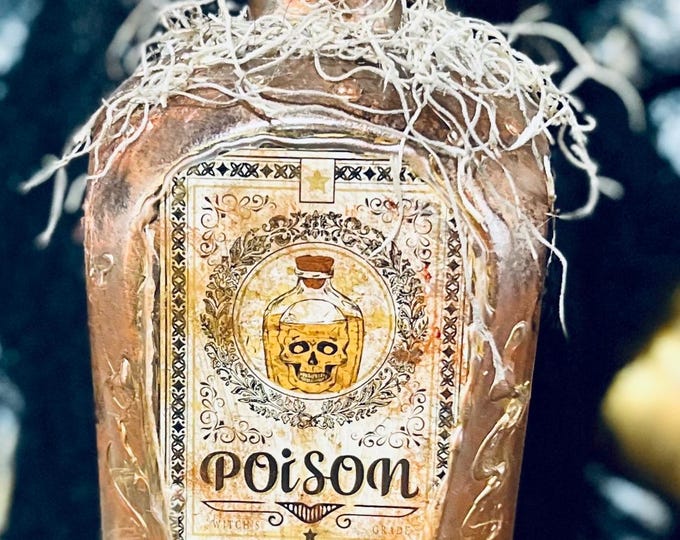 assorted extra large glass potion bottle