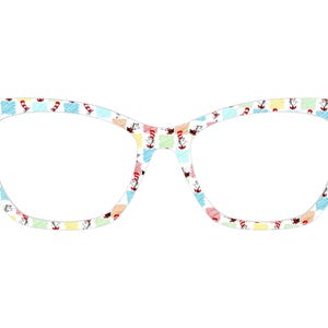 Il Gatto con il Cappello - Dr. Seuss - Copriocchiali magnetici - Coprimontatura intercambiabile - Compatibile con occhiali da vista