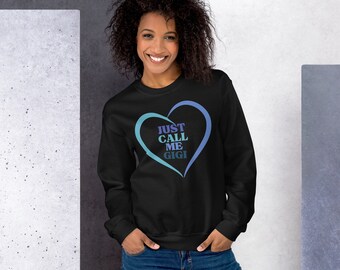 Personalized Grandma Sweatshirt Custom Grandma Name Crewneck Mimi Nana Gigi Yaya Mama Gift for Her Grandmother Gift from Grandkids