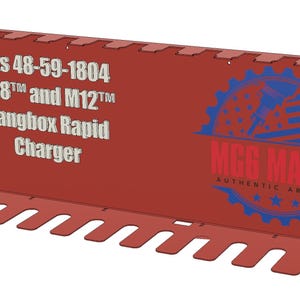 1 [DIGITAL PRODUKT] DIY - Milwaukee Gang Ladegerät Tool Center Design für Werkzeuge, Gang Ladegerät und Batterien