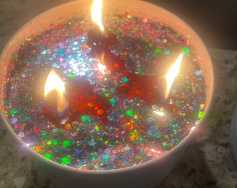 Funfetti Soy Candle * I SHIMMER WHEN MELTING!*