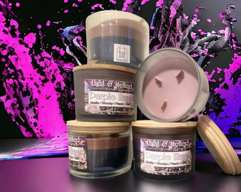 Purple Haze Soy Candle * I SPARKLE WHEN MELTING!*