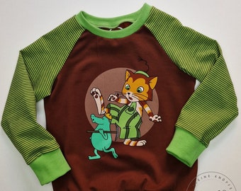 Pettersson und Findus Raglan-Langarmshirt für Kinder