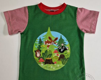 T-shirt with the little mole and his friends