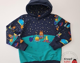 EINZELSTÜCK Hoodie "Die Sendung mit der Maus - Lagerfeuer" GRÖßE 116