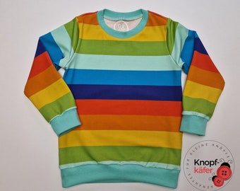 Regenbogen Sweatshirt/Shirt/Longsleeve für Kinder