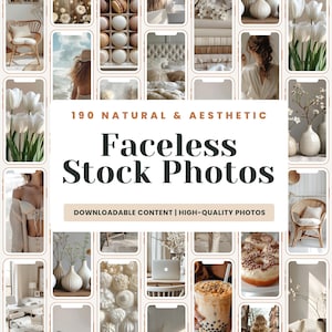 Neutral Aesthetic Faceless Stock Photos Beige Aesthetics Girl Boss Digital Marketing Minimalist Lifestyle Reels Neutral Instagram Template