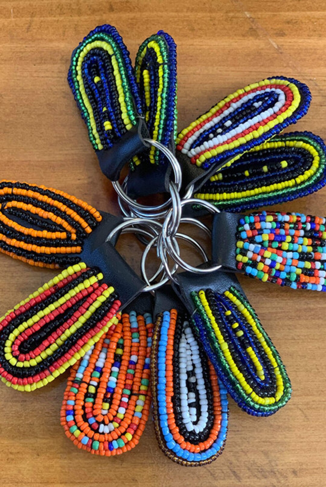 African Key Rings - Etsy