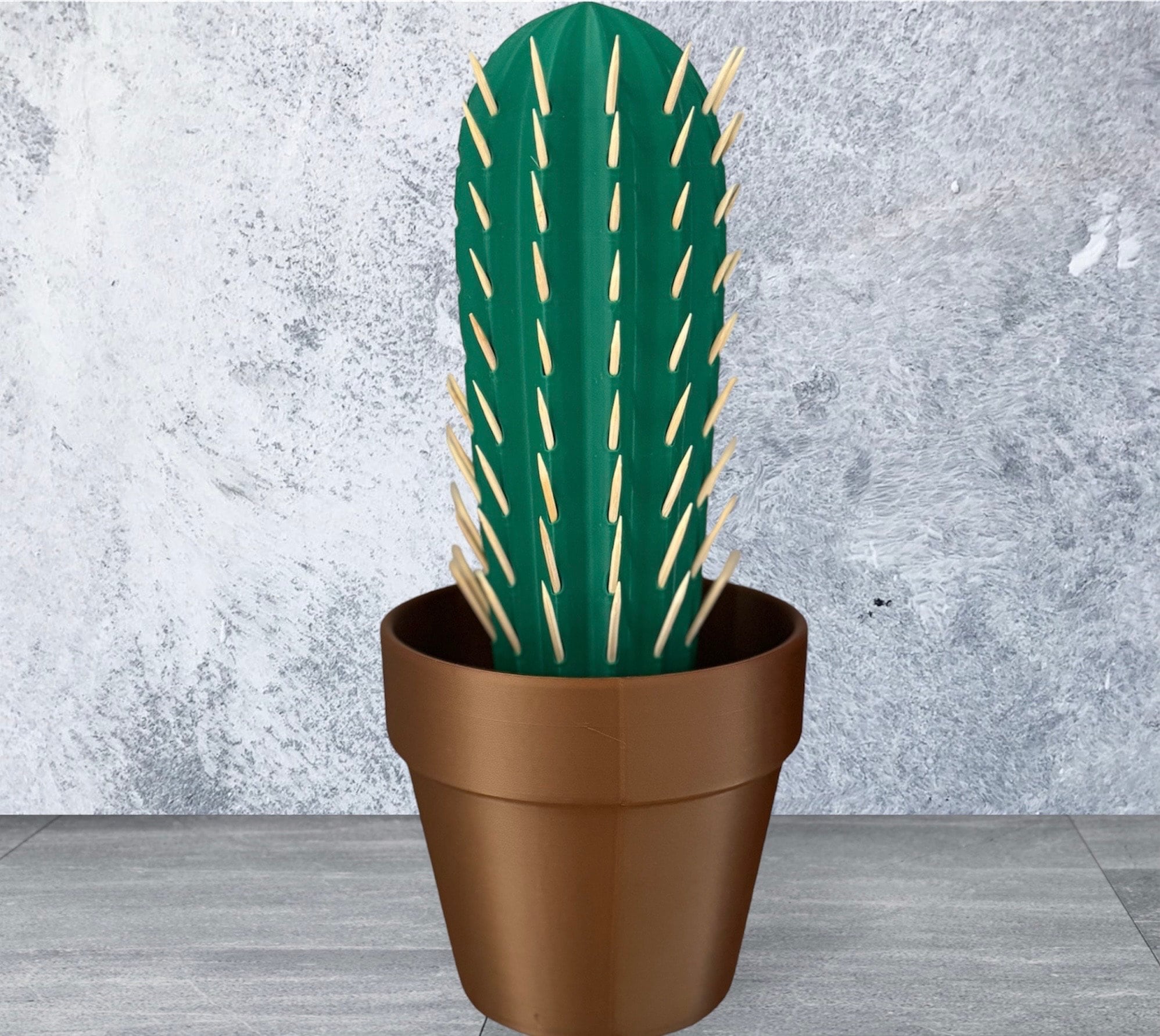 3D Printed Cactus Toothpick Holder Quirky & Functional Kitchen