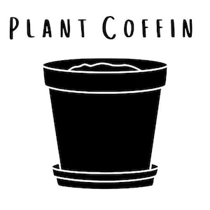 Pflanze Sarg svg, Pflanze svg, Planter svg, digitaler Download, svg datei, svg für Cricut, svg für Silhouette