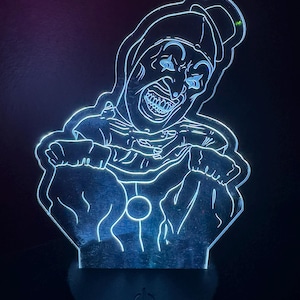 Entfernter Clown Nette Valentinsgrüße LED-Nachtlicht-Schreibtischlampe