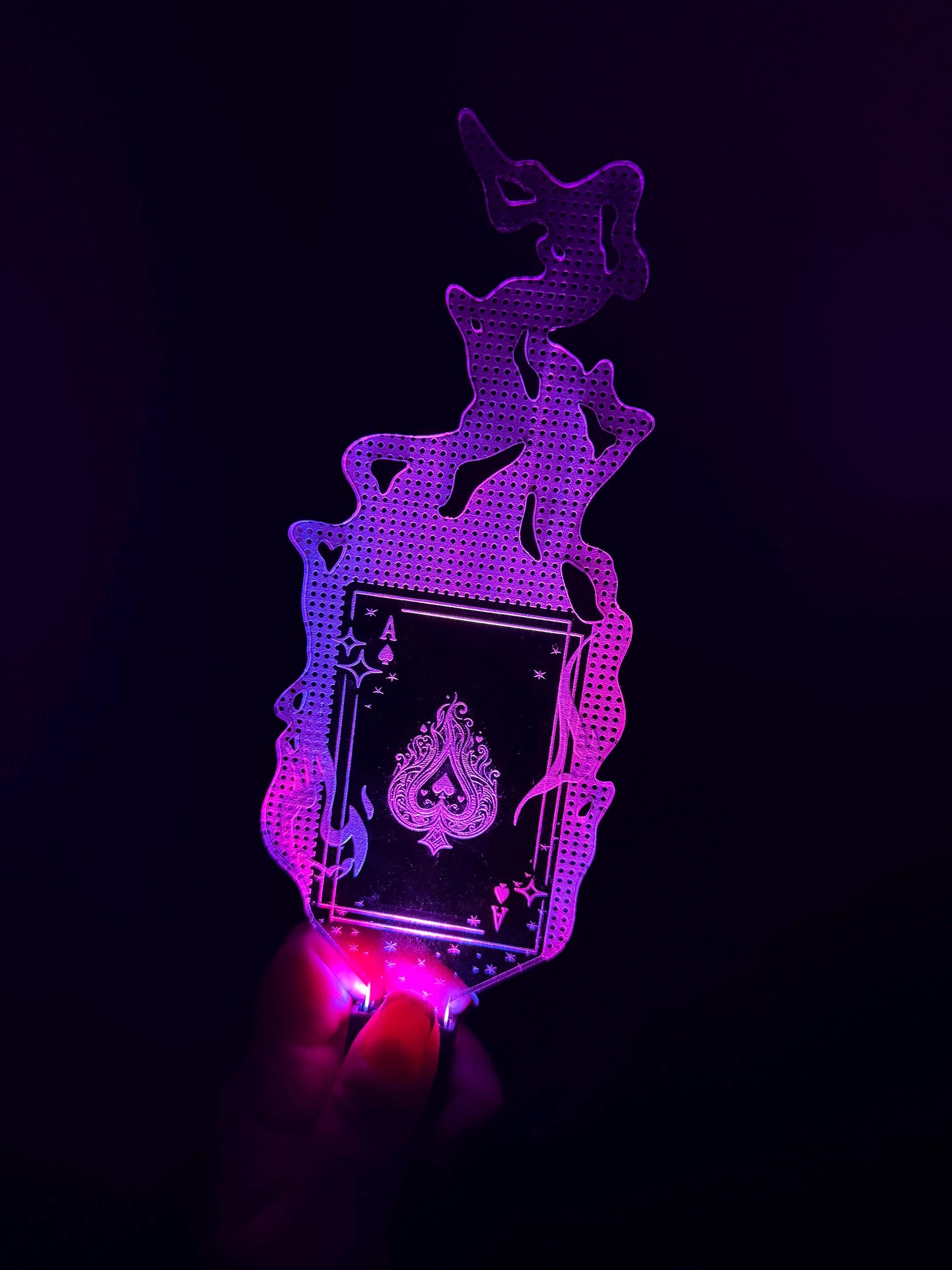 Gambit Cosplay LED Ace Card Prop - Etsy