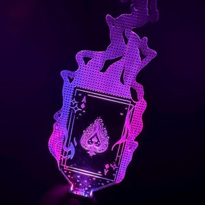 Gambit Cosplay LED Ace Card Prop