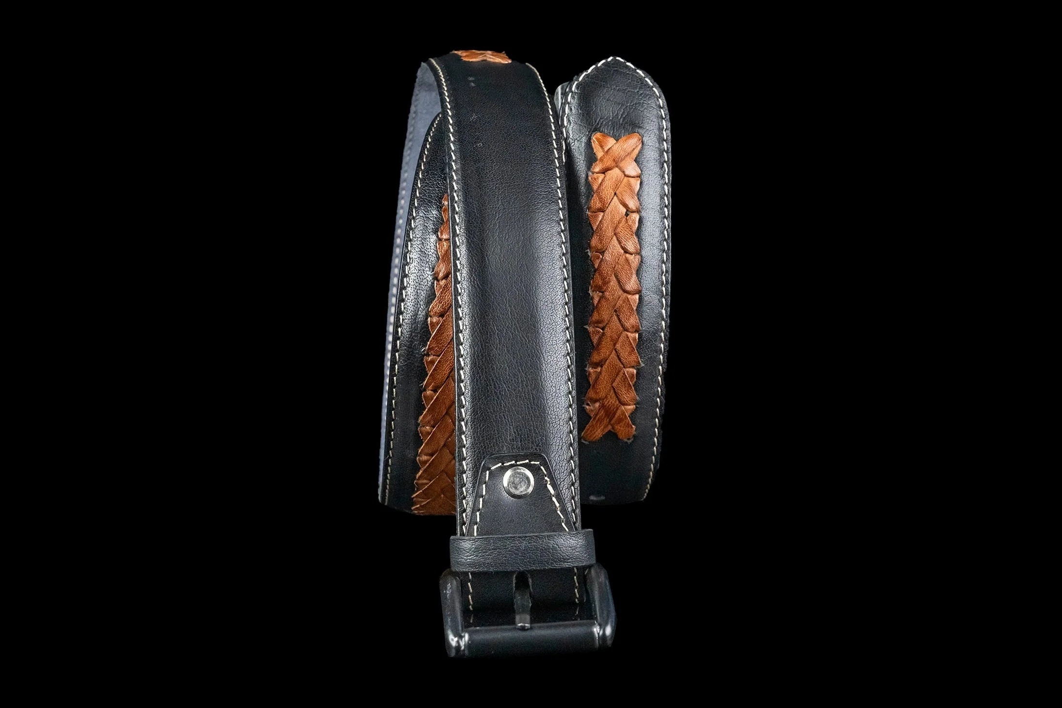 Black Western Cowboy Belt