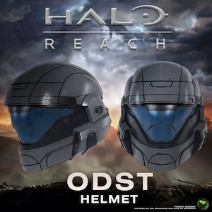 Halo Reach ODST Helmet and Attachments 3D Print FILE ONLY