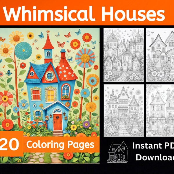 Whimsical House - Etsy