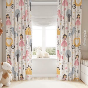Princess Baby Girl Room Curtain Nursery Curtains Window Curtains