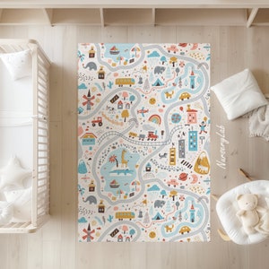 City Road Teppiche, Kinderteppich, Waschbar, Rutschfest, Weicher Spielteppich