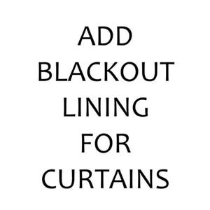Add Blackout Lining For Curtains