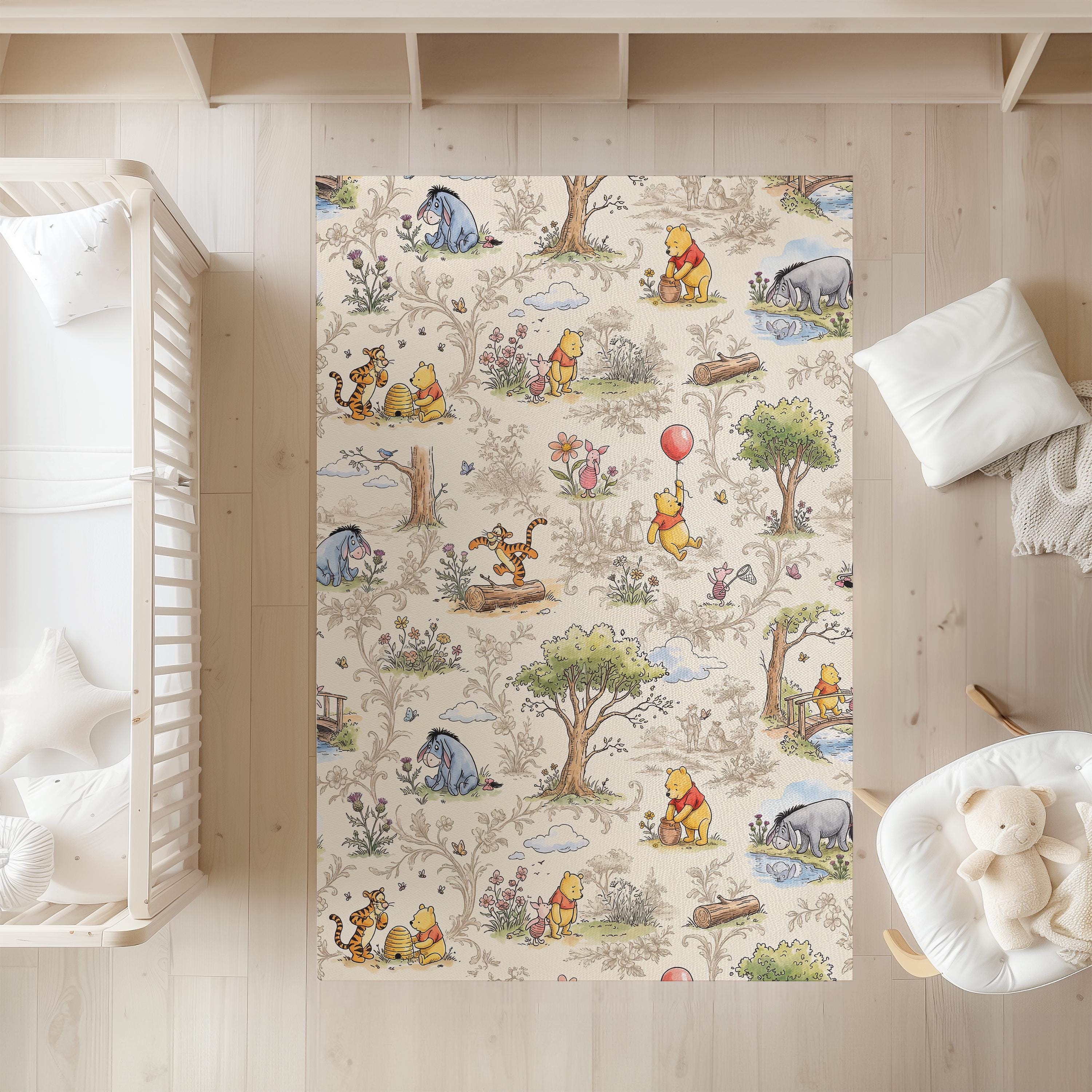Winnie the Pooh Carpet - Etsy