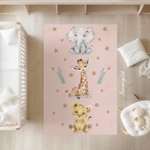 Safari Tiere Teppiche, Teppiche Kinderteppich, Kinderteppich, waschbar, rutschfest, Kinderteppich, Kinderteppich, Jungenteppich