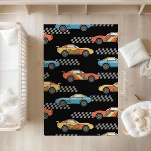 Sports Car Kids Rug: Soft, Washable, Non-Slip Play Mat