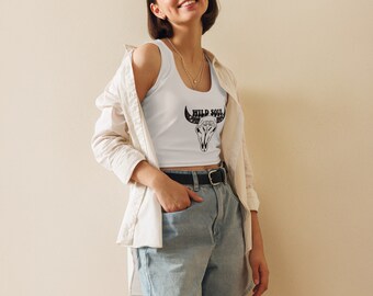 Women's Boho Wild Soul Crop Tank Top