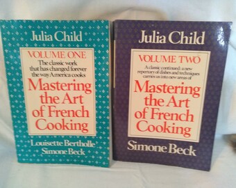 Julia CHILD, Simone BECK - Mastering the Art of French Cooking Vol.1 + 2, 1983, 34th Revised Edition, approx. 710 pages each, English ONLY!