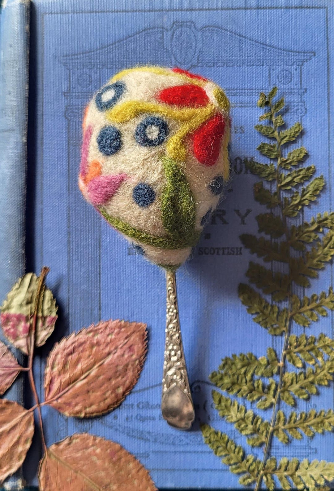Vintage Spoon Flower Shaman Rattle: Hand Felted Sound Tool - Etsy