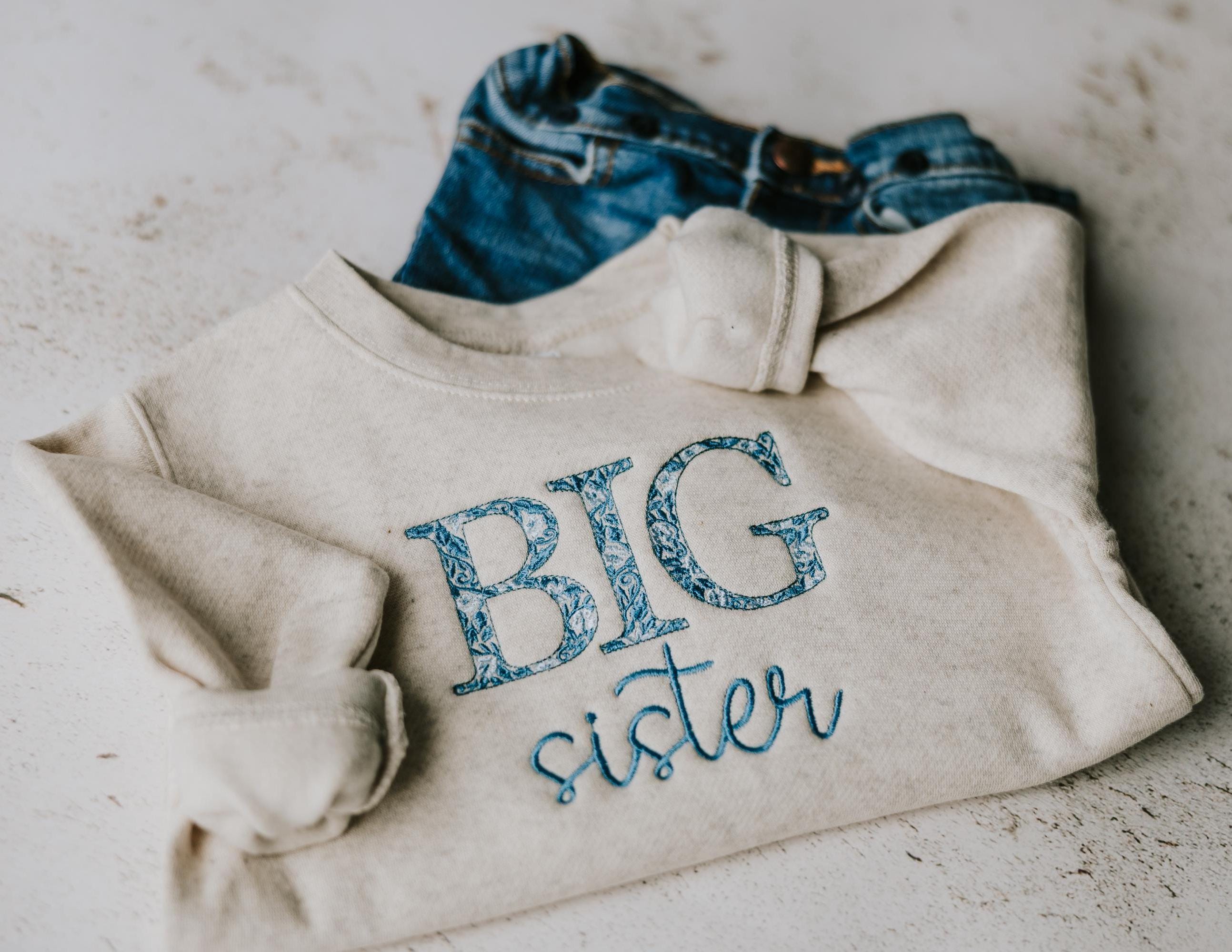 Chemise Fille "Big Sister" Jumping Beans Taille 5 - 100% Coton - Occasion Très Propre
