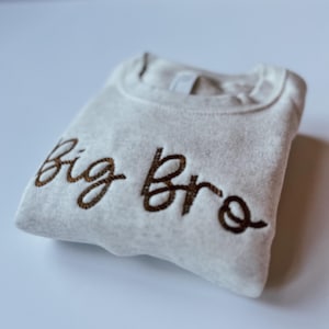 Sudadera Western Big Bro para anuncio de nuevo bebé, camiseta de hermano mayor, anuncio de hermano ascendido a hermano mayor, sudadera para hermano