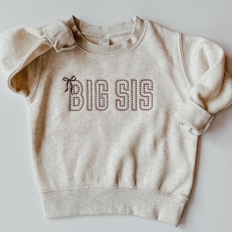 Bits and Bows Big Sister Short Sleeve T-Shirt main image 1