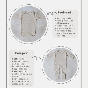 Little Brother Outfit for Hospital Romper for Newborn Baby Boy Lil Bro Announcement Matching Big Sis Shirt for Baby Announcement image 4