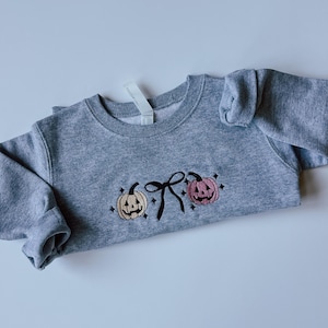 Halloween Kids Sweatshirt, Halloween Coquette Kids Sweatshirt, Bow Halloween Sweatshirt, Girl Halloween Sweatshirt, Fall Halloween Shirt