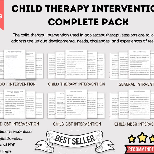 Child Therapy Interventions for Progress Notes, Therapeutic Interventions, Therapy Progress Notes, Psychotherapy Notes, Therapy Tools