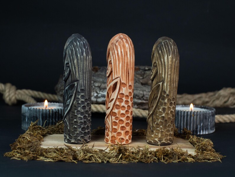 Norse Goddess Eir Figurine – Goddess of Healing, Viking Statue for Altar Decor & Asatru Pagan Display, Scandinavian Totem, Gift for Her image 9