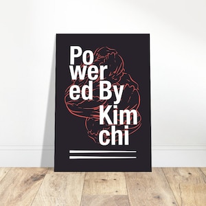 Kimchi Druck Kimchi Geschenk koreanischer Food Lover Südkorea Fashion. Kimchi Ramen Foodie koreanisches Geschenk Kimchi koreanisches Essen Poster