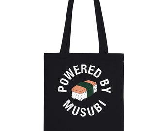 Spam Musubi Tote Bag Spam Musubi Bag Cotton Canvas Tote Hawaiian Fabric Hawaii Art Hawaii Vacation Gift Aloha Bag Hawaiian food