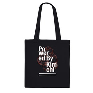 cotton tote bag Kimchi jute bag Food Asia shopping bag market jute bag tote bag fabric bag bag shoulder bag korean food kimchi totebag