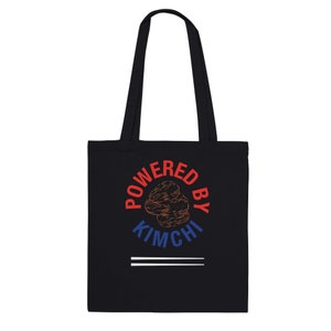 cotton tote bag Kimchi jute bag Food Asia shopping bag market jute bag tote bag fabric bag bag shoulder bag korean food kimchi totebag