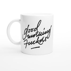 Good Morning Fuckers Adult Humor Mug for Friends Coworker Gag Gifts Sassy Gifts for Boss Offensive Inappropriate Mugs Healthy Love Mug